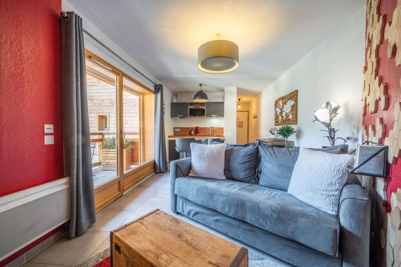 Studio Au Coeur Du Village Saint-Jean-de-Sixt Ngoại thất bức ảnh